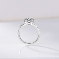 Fashion Flower Copper Plating Zircon Rings 1 Piece main image 5