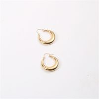Fashion U Shape Titanium Steel Plating Earrings 1 Pair main image 4