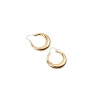 Fashion U Shape Titanium Steel Plating Earrings 1 Pair main image 2