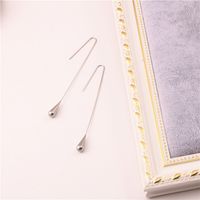 Fashion Geometric Titanium Steel Plating Drop Earrings 1 Pair main image 3
