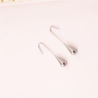 Fashion Geometric Titanium Steel Plating Drop Earrings 1 Pair main image 4