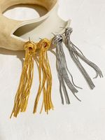 Fashion Knot Copper Tassel Plating Drop Earrings 1 Pair main image 4