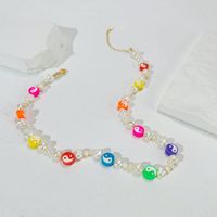 Fashion Tai Chi Pearl Soft Clay Beaded Plating Necklace 1 Piece sku image 2