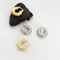 Fashion Circle Copper Plating Earrings 1 Pair main image 5