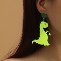 1 Pair Cute Dinosaur Arylic Women's Drop Earrings main image 1