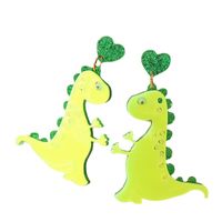 1 Pair Cute Dinosaur Arylic Women's Drop Earrings main image 4