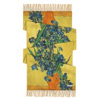 Women's Retro Oil Painting Polyester Silk Scarves sku image 10
