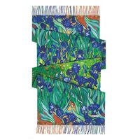 Women's Retro Oil Painting Polyester Silk Scarves sku image 4