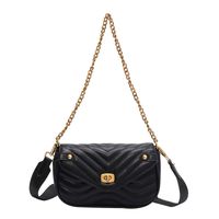 Women's All Seasons Pu Leather Solid Color Fashion Square Lock Clasp Square Bag main image 2