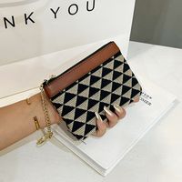 Women's Geometric Oxford Cloth Zipper Wallets sku image 2