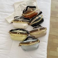 Streetwear Solid Color Pu Leather Waist Bags main image 1