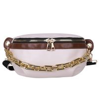 Streetwear Solid Color Pu Leather Waist Bags main image 4