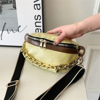 Streetwear Solid Color Pu Leather Waist Bags main image 3