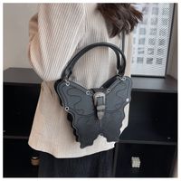 Women's Medium Autumn Pu Leather Solid Color Fashion Zipper Handbag sku image 1