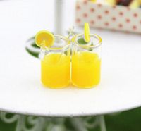Cute Lemon Resin Women's Ear Studs sku image 9