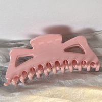 Fashion Solid Color Plastic Handmade Hair Claws 1 Piece sku image 2