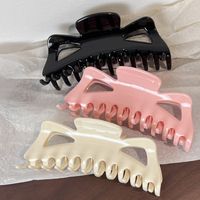 Fashion Solid Color Plastic Handmade Hair Claws 1 Piece main image 5