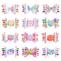 Fashion Butterfly Pu Leather Handmade Hair Clip 1 Piece sku image 1