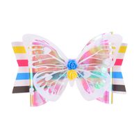 Fashion Butterfly Pu Leather Handmade Hair Clip 1 Piece sku image 5