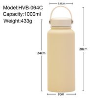 Fashion Solid Color Stainless Steel Thermos Cup 1 Piece main image 5