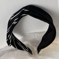 Mode Farbblock Tuch Handgemacht Haarband 1 Stück sku image 2