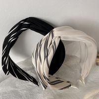 Mode Farbblock Tuch Handgemacht Haarband 1 Stück main image 1