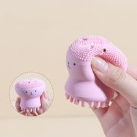 Cute Octopus Silica Gel Cleansing Brushes 1 Piece main image 2