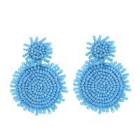 1 Pair Bohemian Geometric Beaded Women's Drop Earrings sku image 4