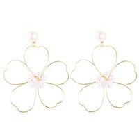 1 Pair Fashion Flower Imitation Pearl Women's Drop Earrings sku image 2