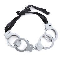 1 Pair Novelty Handcuffs Resin Women's Earrings sku image 5