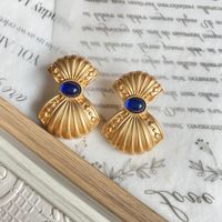 1 Pair Retro Bow Knot Alloy Plating Women's Ear Studs sku image 3