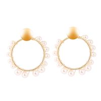 1 Pair Fashion Flower Imitation Pearl Women's Drop Earrings main image 3