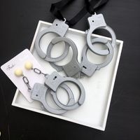 1 Pair Novelty Handcuffs Resin Women's Earrings main image 5