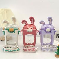 Cute Rabbit Plastic Water Bottles 1 Piece main image 1