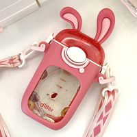 Cute Rabbit Plastic Water Bottles 1 Piece main image 4