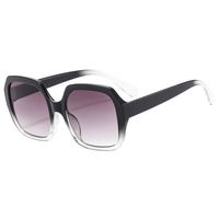 Fashion Color Block Ac Special-shaped Mirror Patchwork Full Frame Women's Sunglasses main image 3