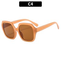Fashion Color Block Ac Special-shaped Mirror Patchwork Full Frame Women's Sunglasses sku image 4