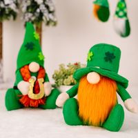 St. Patrick Cartoon Polyester Holiday Party Doll Rudolph Doll 1 Piece main image 4