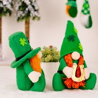 St. Patrick Cartoon Polyester Holiday Party Doll Rudolph Doll 1 Piece main image 2