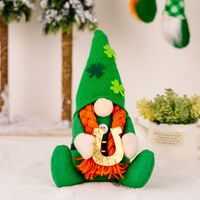 St. Patrick Cartoon Character Polyester Holiday Party 1 Piece sku image 2