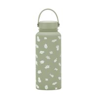 Retro Flower Stainless Steel Thermos Cup 1 Piece main image 4