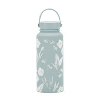 Retro Flower Stainless Steel Thermos Cup 1 Piece sku image 33