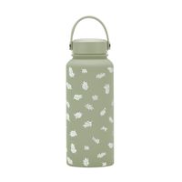 Retro Flower Stainless Steel Thermos Cup 1 Piece sku image 37