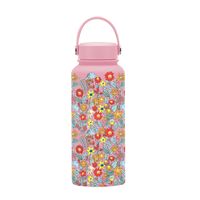 Retro Flower Stainless Steel Thermos Cup 1 Piece sku image 43