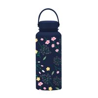 Retro Flower Stainless Steel Thermos Cup 1 Piece sku image 48