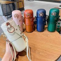 Casual Solid Color Stainless Steel Water Bottles 1 Piece main image 3