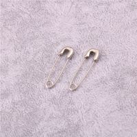 Simple Style Geometric Titanium Steel Plating Earrings 1 Pair sku image 1