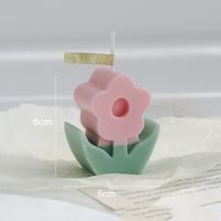 Fashion Flower Paraffin Candle 1 Piece sku image 2