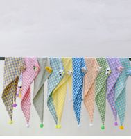 Cute Lattice Cotton And Linen Baby Accessories main image 1