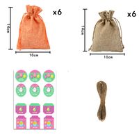 Fashion Solid Color Cloth Food Packaging Bag 1 Set sku image 9
